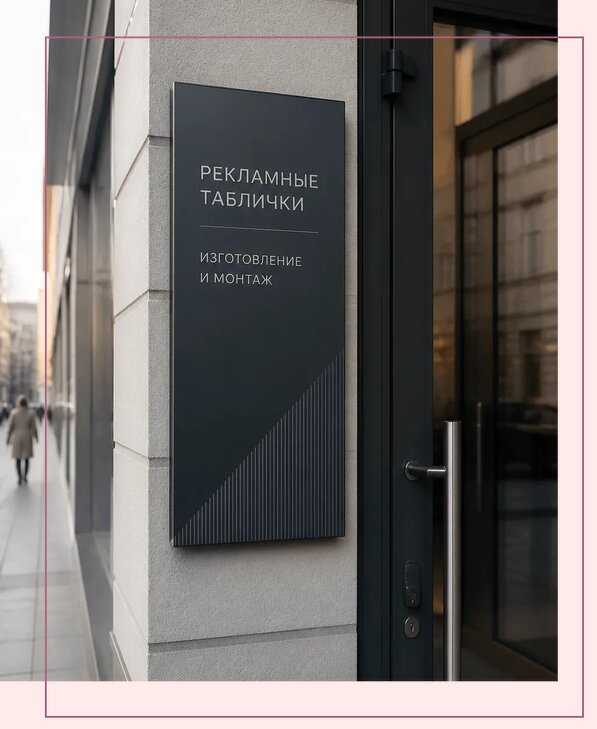 Рекламные таблички в Волхове по цене от 4711 р. | Аванза-Влх