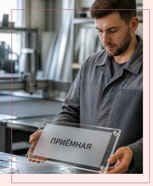 Таблички из оргстекла на заказ в Волхове от 4083 р. | Аванза-Влх